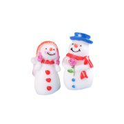Customizable Decorative Resin Ornament Christmas Scene Snowman Couple Indoor Plant Decoration DIY Accessories Miniature Landscape - Image 5