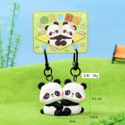 Cute Couple Cartoon Resin Figurines Customizable Decorative Ornaments Magnetic Keychains School Bag Accessories Wholesale - Image 3