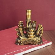 Custom Metal Medal Badge Office Desk Decoration Bamboo Rising Symbol for Leadership Promotion Ideal Gift for Business Settings - Image 3
