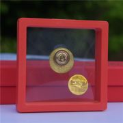 Red Magnetic Chairman Mao Badge 2.2cm Commemorative Round Chest Badge Collection Custom Metal Medal Badge - Image 4