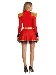 Adult Stage Performance Costume Women's Circus Leader Role-playing Outfit for Halloween Parade Band Show Trainer Role-play Clothes - Image 4