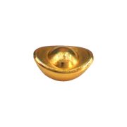 Solid Mini Metal Golden Yuanbao Wealth Attracting Desktop Ornaments Custom Metal Medal Badge Small Fortune Bowl - Image 5