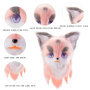 Custom Mascot Costume Kemono Furry Mask Anime Style Fox Cat Beast Headpiece for Conventions Photography - Image 2