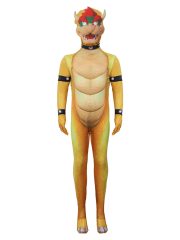Super Mario Bowser Adult Cosplay Costume Jumpsuit Headset Halloween Cross-Border Performance Entertainment Stage Suit - Image 5