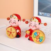 源头工厂财神转转乐摆件树脂工艺品财神爷桌面家居玄关小摆件文创 - Image 2