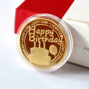 Custom Metal Medal Badge Birthday Greeting Cake Topper Engraved 3D Emblem Ideal Gift for Lovers Elderly Friends - Image 3