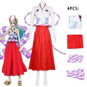 One piece anime cosplay costume - yamato cosplay outfit - halloween women's party performance costume - in stock - Image 2