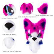 Custom Mascot Costume Christmas Roleplay Wolf Dog Furry Head Mask Popular Cross-Border Sale Event Props Customizable - Image 2