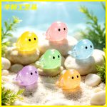 Customizable Decorative Ornaments Cute Luminous Little Seal DIY Aquarium Decoration Creative Desktop Miniatures Resin Crafts