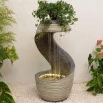 Indoor Landscape Artificial Mountain Flowing Water Fountain Ornament Villa Garden Courtyard Fish Pond Hotel Water Curtain Screen