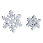 Customizable Decorative Ornaments Christmas Snowflake Resin Cartoon Craftwork Mobile Phone Case Accessories Landscape Decoration