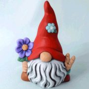Customizable Decorative Resin Ornaments Dwarf Holding Flower Magic Garden Peace Gnome Christmas Decoration Artistic Craft - Image 3