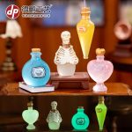 Creative Glowing Magic Bottle Decoration Customizable Resin Craft for Halloween Easter Desktop Car DIY Miniature Ornament