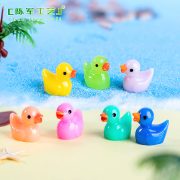 Customizable Yellow Duck Toy Pendant Micro Landscape Miniature Figurine Creative Decorative Resin Craft Accessory - Image 3