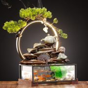 Creative Flowing Water Fountain Ornament Recirculating Water Car Fish Tank Home Office Desktop Opening Moving Gift - Image 4