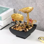 Simplified Modern Small Home Decoration Wealth Attracting Flowing Water Fountain Ornament for Living Room TV Cabinet - Image 4