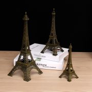 Retro Eiffel Tower Home Decorations Creative 32cm Metal Crafts Living Room Entrance Ornament Custom Metal Medal Badge - Image 3