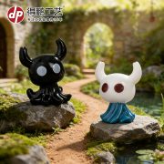 Customizable Creative Cartoon Hollow Knight Green Hornet Knight American Retro Game Figurine Desktop Decorative Ornaments - Image 3