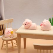 Customizable Decorative Resin Ornament Miniature Pig Home Desktop Handmade Figurine Premium Feeling Creative Decoration - Image 4