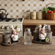 American Country Retro Creative Chef Spice Jar Customizable Decorative Ornament for Restaurant Bar Cafe Fashion Home Decoration - Image 4