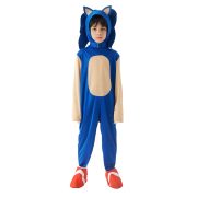 Blue Sonic Halloween Costume Adult Stage Performance Suit Super Speedy Boy Sonic Performance Clothes - Image 3