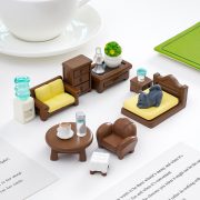 Creative Customizable Miniature Resin Furniture Series Decorative Ornaments for Dollhouses Sofa Coffee Table Cabinet - Image 2