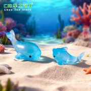 Creative Miniature Dolphin Whale Figurines Customizable Decorative Ornaments Marine Landscape DIY Desktop Decorations - Image 4