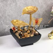 Simplified Modern Small Home Decoration Wealth Attracting Flowing Water Fountain Ornament for Living Room TV Cabinet - Image 3