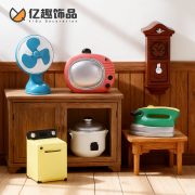 Creative Miniature Simulation Retro Household Appliance DIY Scene Decorations Resin Desktop Car Ornament Small Figurines - Image 2