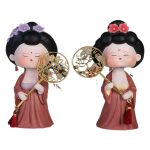 Tang Dynasty Lady Customizable Decorative Ornament Creative Resin Craft Car Dashboard Decoration Head Shaking Figurine Home Decor