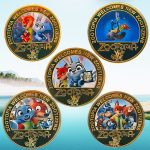 Madagascar Animal City Commemorative Coin Custom Metal Medal Badge Collectible Gift Colorful Gold Play Money