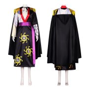 One Piece Anime Cosplay Costume Women's Snake Queen Hanako Black Cheongsam Adult Stage Performance Wear - Image 4