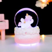 Angel Unicorn Mini Crystal Ball Customizable Decorative Ornament Creative Gift for Girls Birthday Toy Resin Craft - Image 4