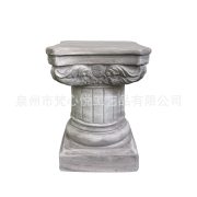European Style Weathered Flower Pot Base Roman Column Decorative Ornaments Customizable Vintage Garden Wedding Props Resin Crafts - Image 5
