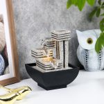 Desktop Flowing Water Fountain Ornament Attracting Wealth Suitable for Entrance Office Living Room Ideal Housewarming Opening Gift