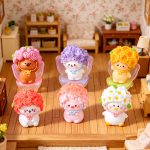 Cute Flower Bouquet Animal Resin Accessories Cartoon Flower Head Cover Pig Blind Bag Car Trendy Toys Resin Figurines