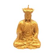 Mini Buddha Statue Metal Alloy Matte Process Personal Devotion Zen Desktop Ornament Chinese Style Collection Gift - Image 5