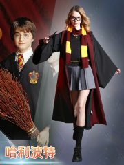 Harry Potter School Robe Adult Stage Performance Costume for Halloween Cosplay Magic City Theme Party Wear - Image 2