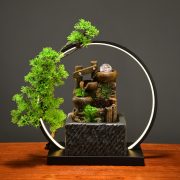 Living Room Entrance Moving New Home Gift Lucky Opening Gift Feng Shui Stone Aquatic Wealth Circular Water Ornament Decoration - Image 2