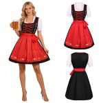 Large Size Maid Uniform Cosplay Dress for Women Stage Performance Costume Beer Festival Role-playing Cross-Border Trade