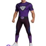 Adult Stage Performance Costume White Goodman Purple Snake Team Set for Halloween Party Cross-Border Delivery