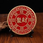 鸿运当头客厅招财摆件天官赐福铜牌玄关电视柜办公室家居酒柜坐盘 - Image 2