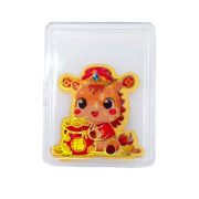 2026 Creative Cartoon Horse Year Mobile Phone Sticker Custom Metal Medal Badge Gold 999 Mini Gift Live Broadcast Wholesale - Image 5
