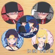 Custom Metal Medal Badge Anime Surroundings Soul Eater Black Butler Alice Viola Pendants A Style Metal Badges Collectibles