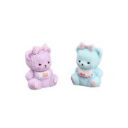 Customizable Decorative Resin Butterfly Bow Bear DIY Jewelry Hairpin Fridge Magnet Scene Decoration 3D Miniature Artwork - Image 5
