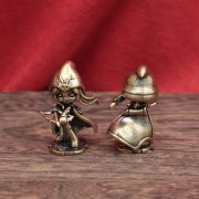Bronze Ice Shot Harvester Aiyei LOL Collectible Figurine Creative Vintage Desktop Decoration Tea Pet Handcrafted Artwork - Image 2