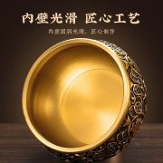 Solid Copper Wealth Attraction Bowl Home Decoration Business Opening Gift Custom Metal Medal Badge Craft - Image 3