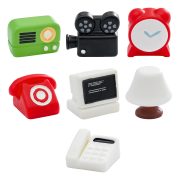 Creative Retro Radio Alarm Clock Miniature Object Dollhouse DIY Decorative Accessories Portable Desktop Ornaments - Image 5