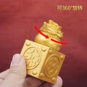 New Custom Metal Medal Badge Square Money Bag Seal Office Decorations Home Living Room Bar Opening Gifts Metal Crafts - Image 2