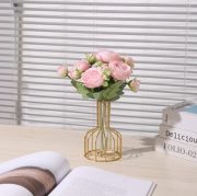 现代简约灯笼水培花瓶摆件仿真花插花瓶家用客厅餐边柜假花装饰瓶 - Image 3